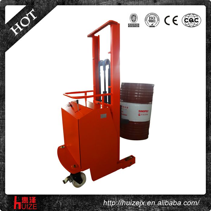 半電動(dòng)配重油桶車（無(wú)底腿,只堆垛，不翻轉(zhuǎn)）