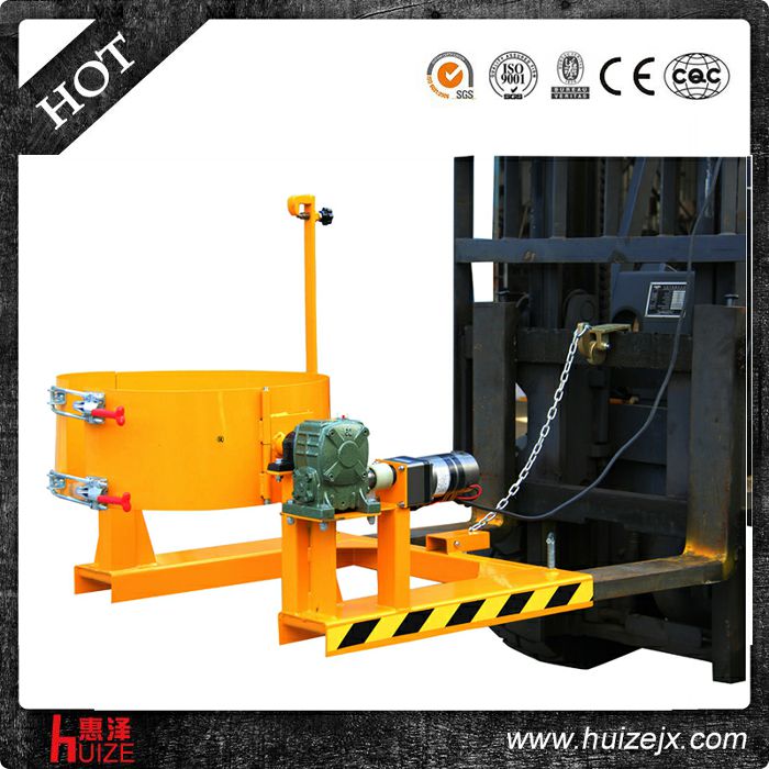 叉車專用倒桶機(jī)具（塑鐵桶，電翻轉(zhuǎn)）